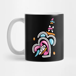 Dagger and heart Mug